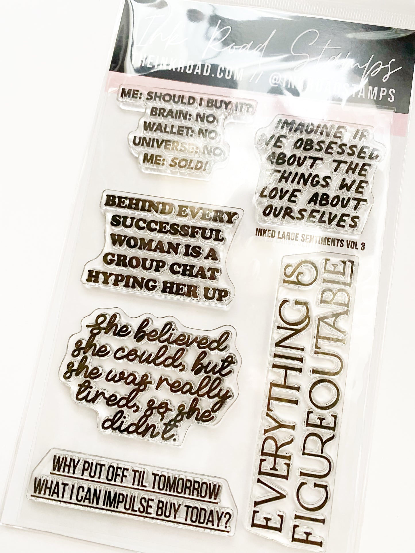 INKED Large Sentiments Vol 3