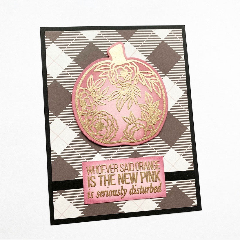 BASICS: Pumpkin - Stamp & Die Set