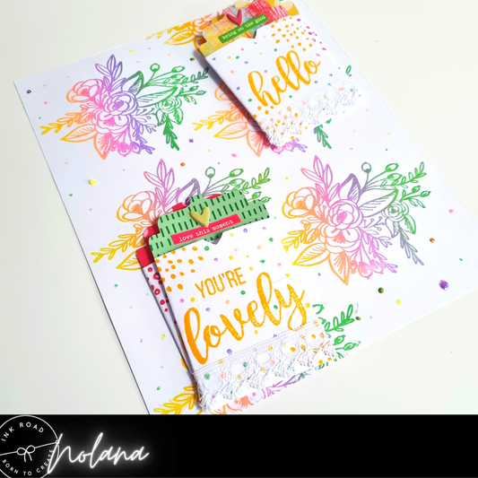 Rainbow Bella Pocket Notes Memory Keeping Page