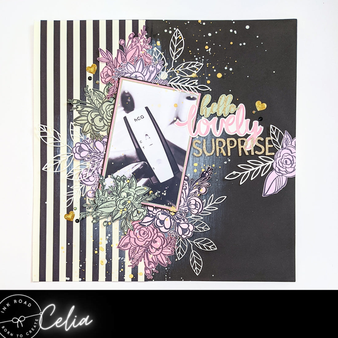 Bella Flora Scrapbook Layout