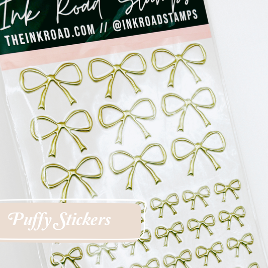 Puffy Stickers - Bows - RETIRD