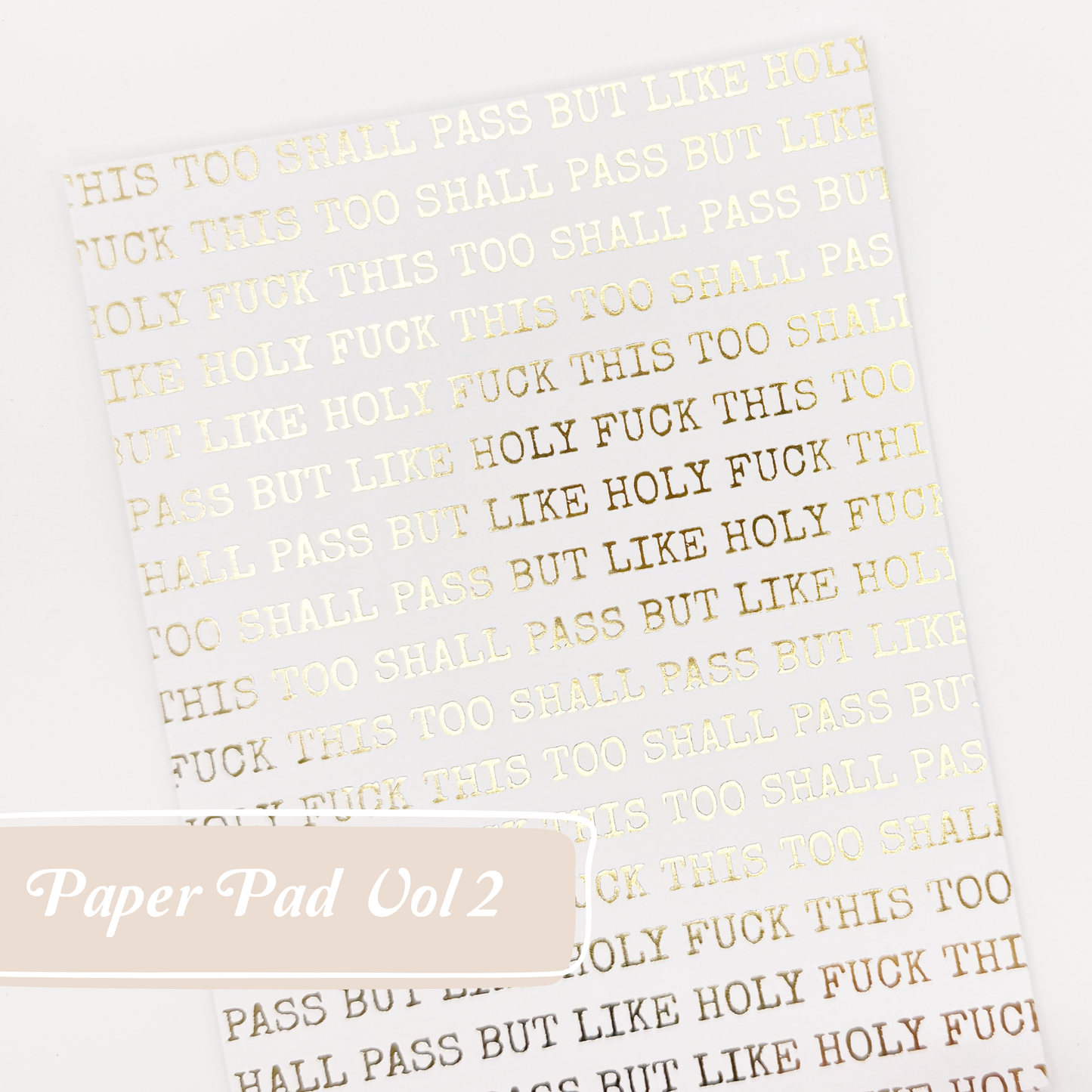 Luxe Paper Pad Vol 2