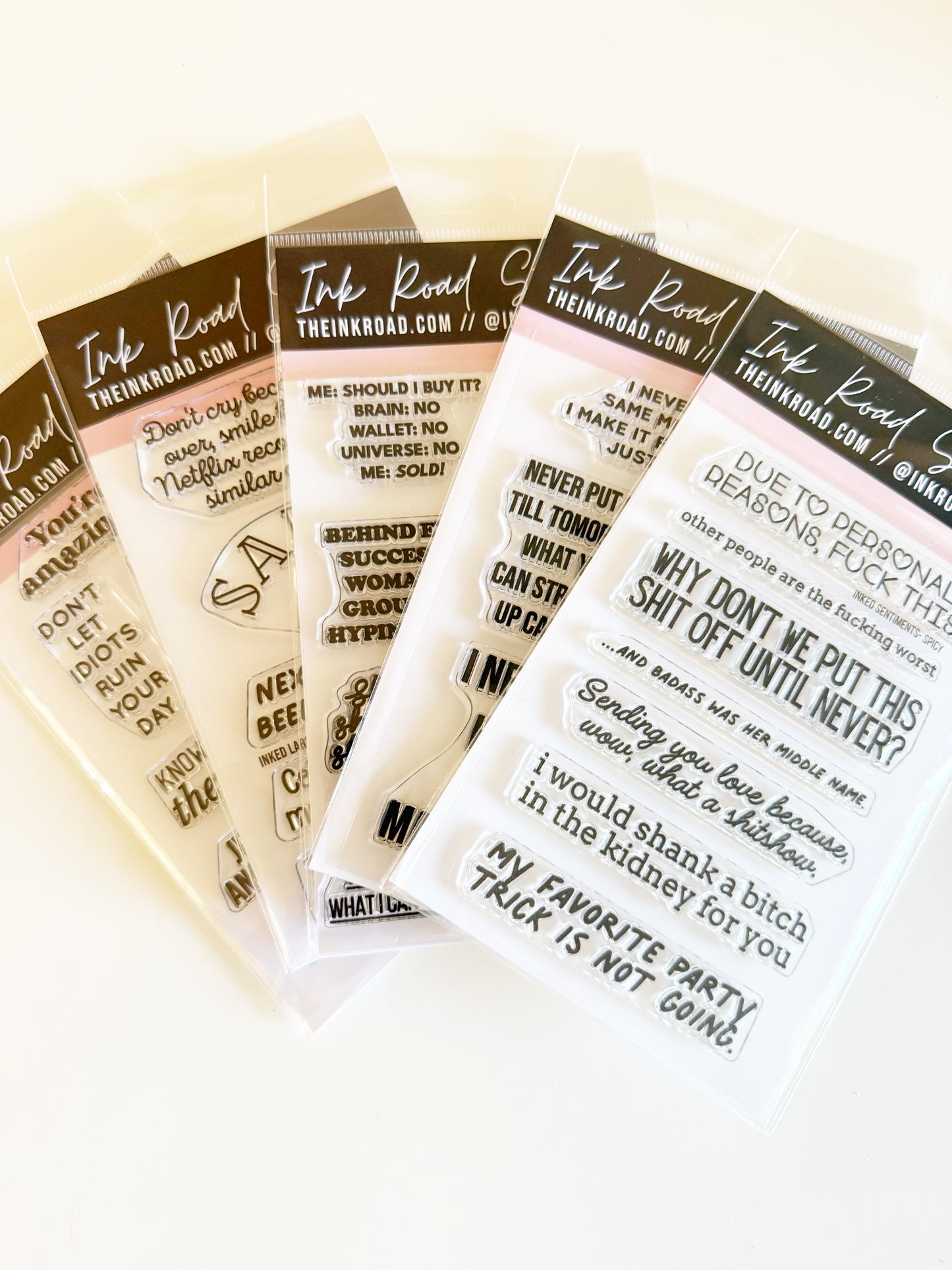 INKED Large Sentiments BUNDLE