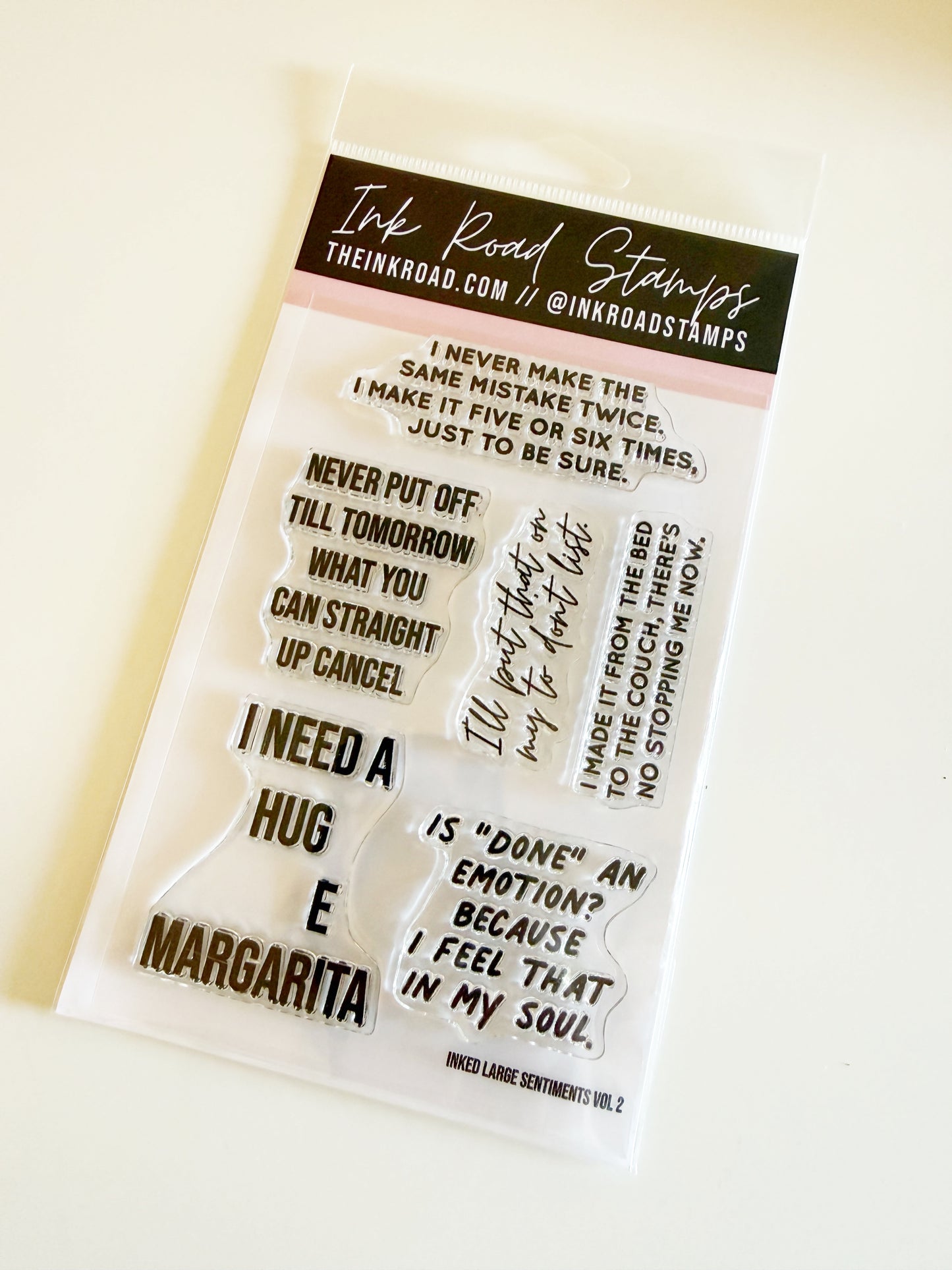 INKED Large Sentiments BUNDLE
