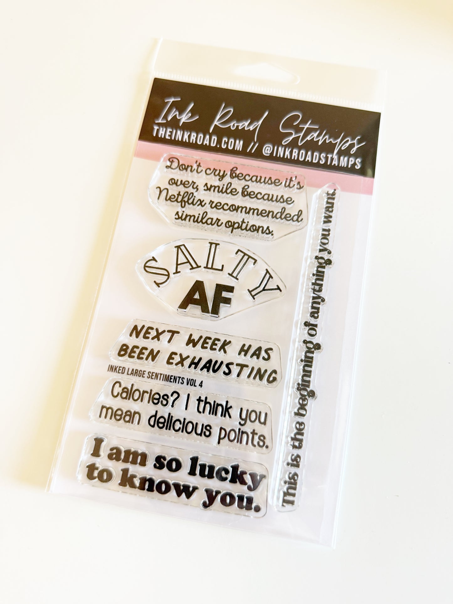 INKED Large Sentiments BUNDLE