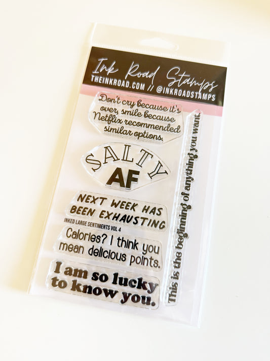 INKED Large Sentiments Vol 4