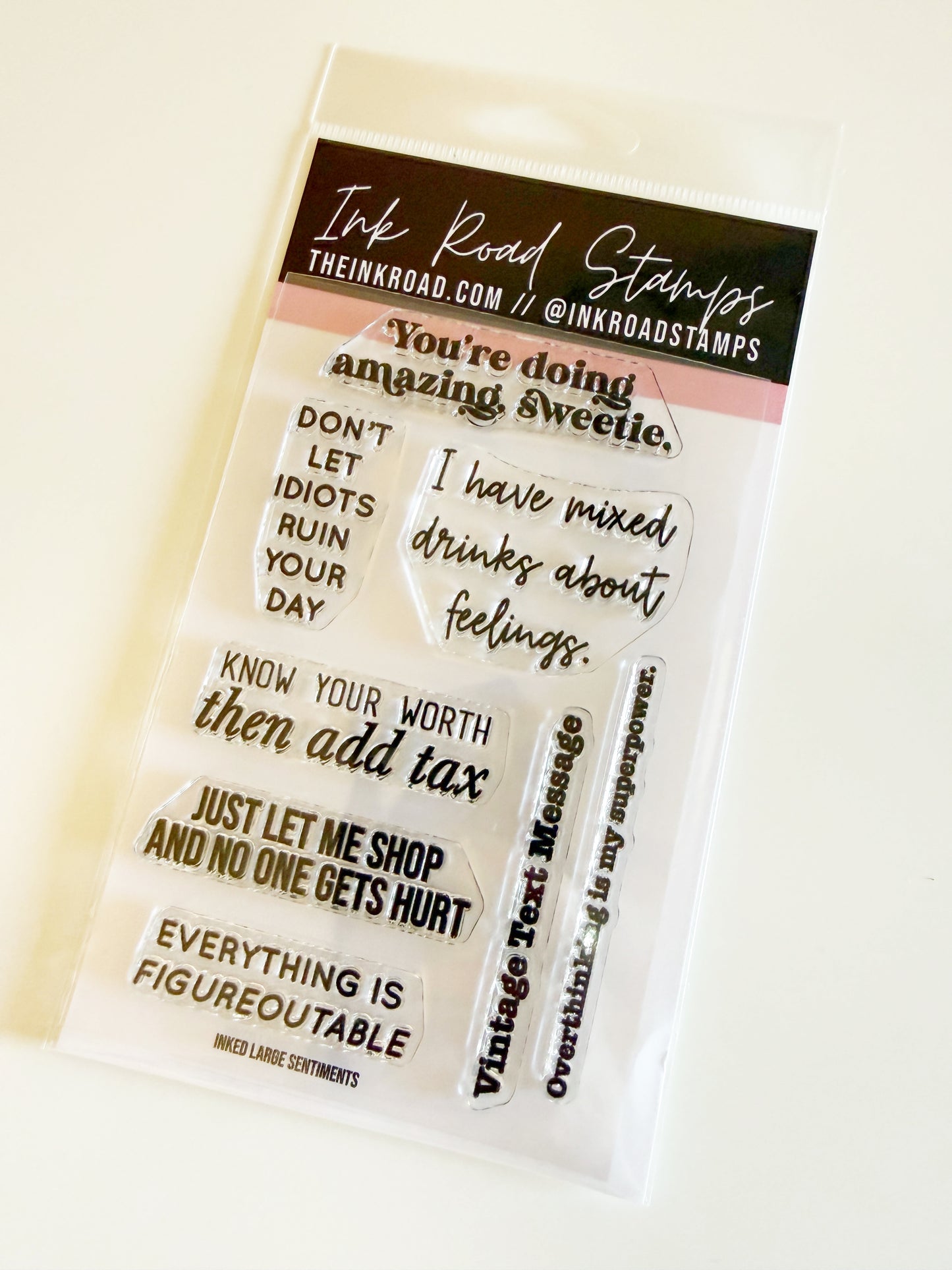 INKED Large Sentiments BUNDLE