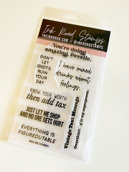 INKED Large Sentiments Vol 1
