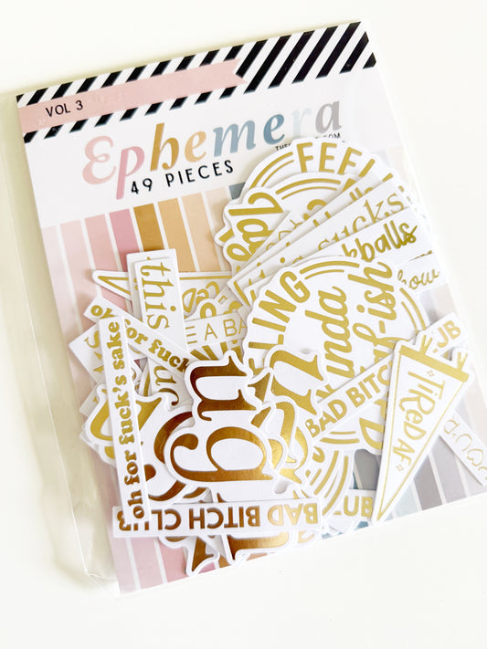 Luxe Ephemera Vol 3