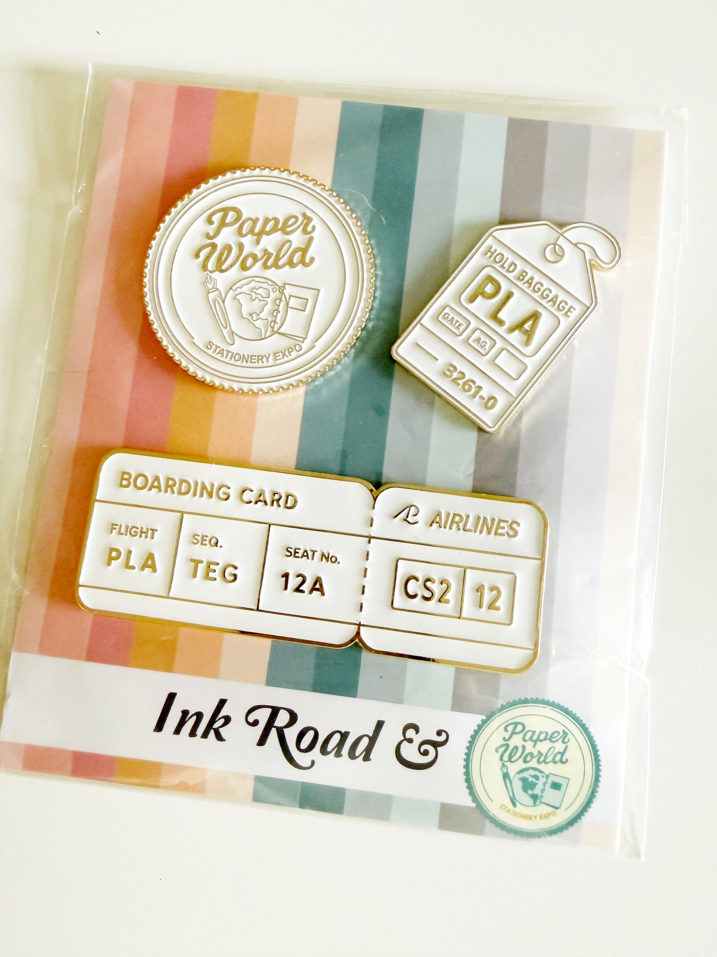 Paper World Expo Exclusive Enamel Magnetic Pins