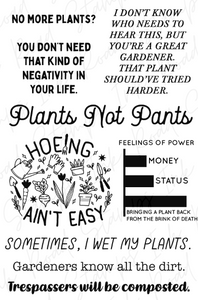 PLANTS NOT PANTS