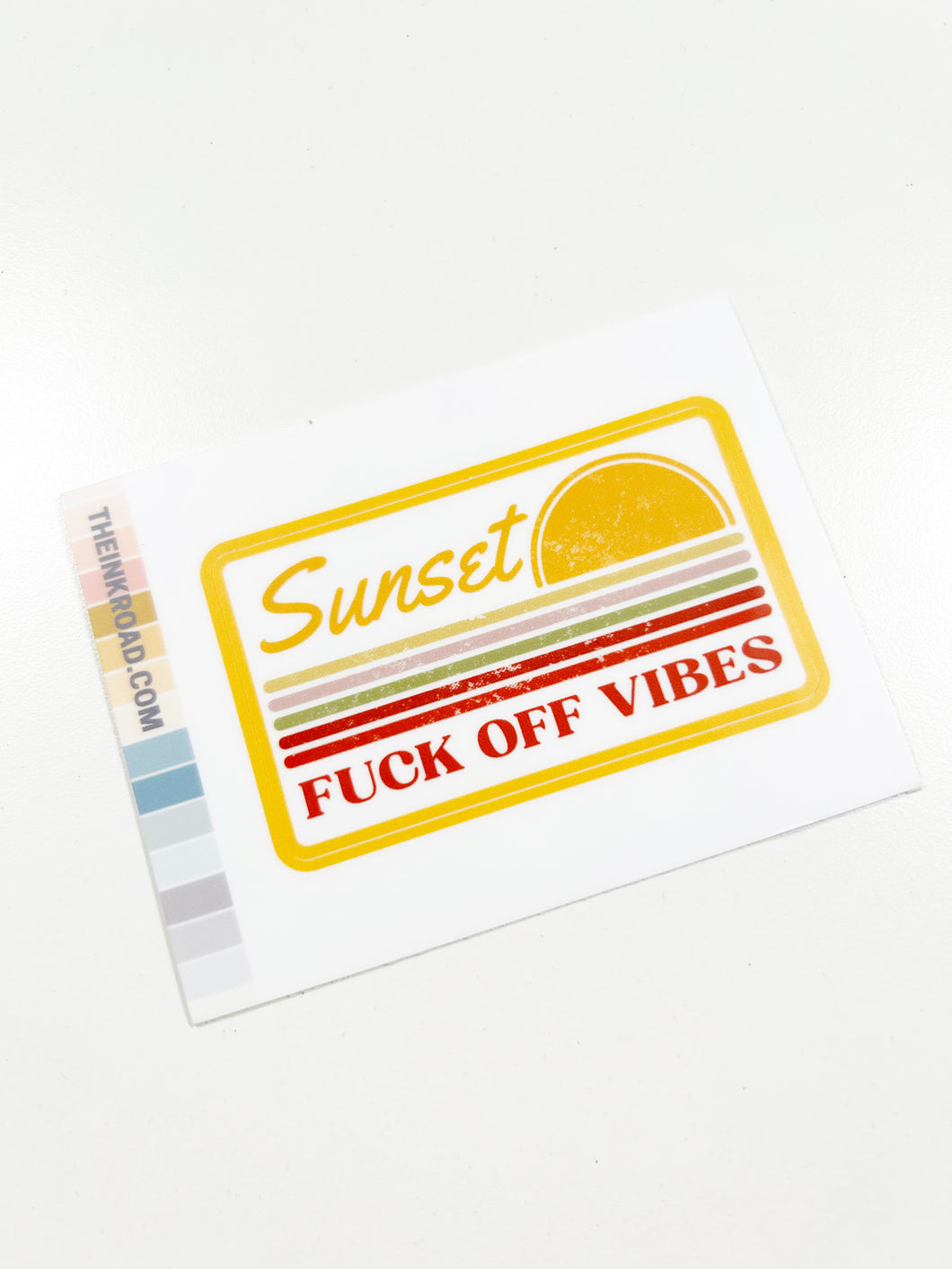XL Sticker - Sunset Fuck Off Vibes
