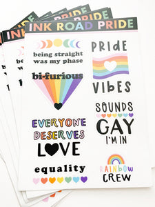 Ink Road Stickers - Pride