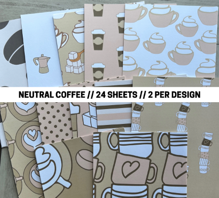 6x8 PAPER: Neutral Coffee